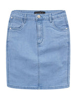 Load image into Gallery viewer, CD Pencil Denim Skirt
