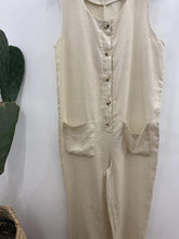 Load image into Gallery viewer, Linen Overalls - Wisai Style &amp; Co
