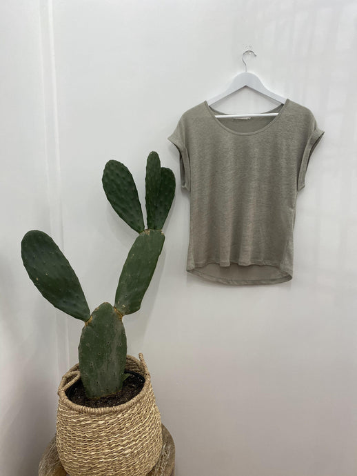 Lockie Linen Tee - Wisai Style & Co