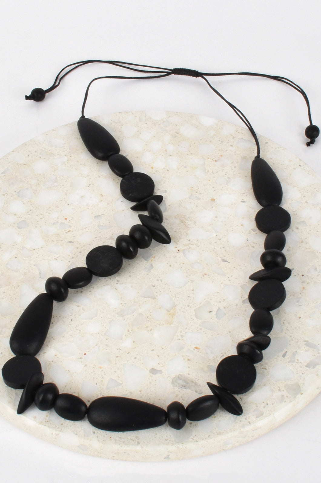 Geo Resin Pods Long Necklace
